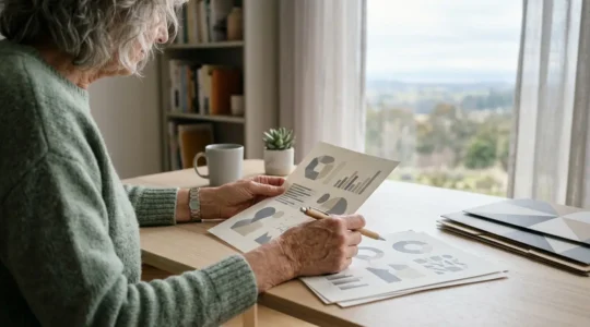 Strategic retirement financial planning with secure future perspective