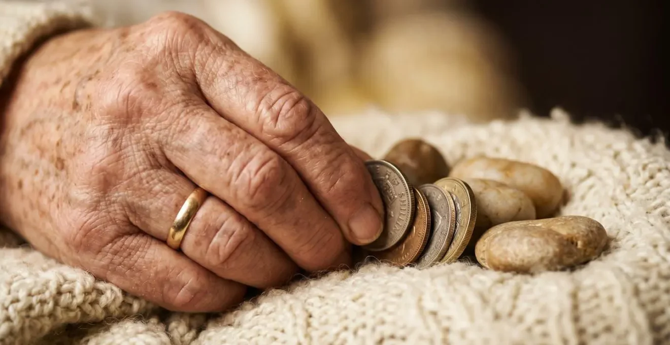 Close-up textural detail representing immediate care annuity financial planning